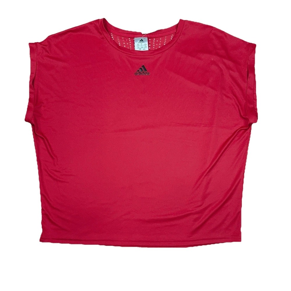 Adidas Women's Dark Pink Tennis Climalite Performance Top NWT Large